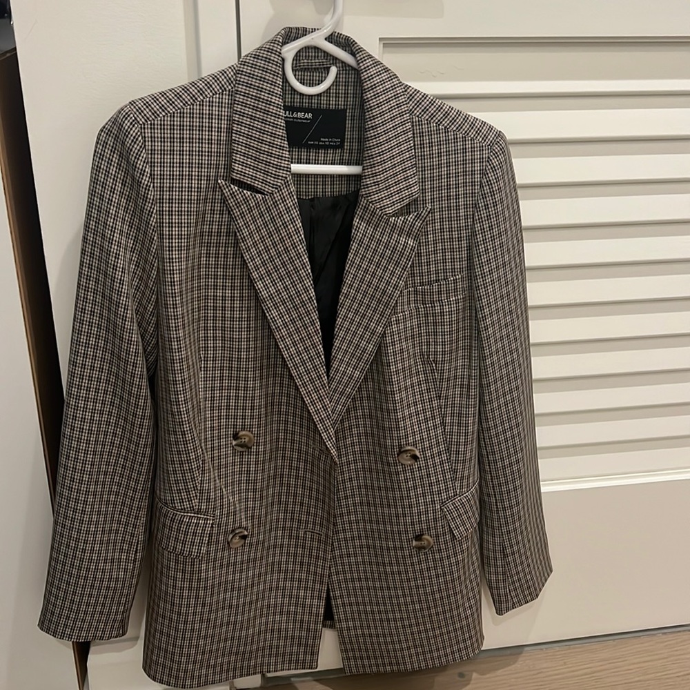 Pull & Bear Blazer vintage pattern